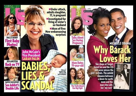 Palin, Obama a mdia